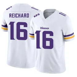 Youth Will Reichard Minnesota Vikings No.16 Limited Vapor F.U.S.E. Jersey - White