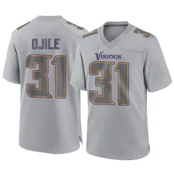 Youth Zach Ojile Minnesota Vikings No.31 Game Atmosphere Fashion Jersey - Gray
