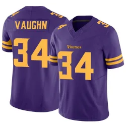 Youth Zemaiah Vaughn Minnesota Vikings No.34 Limited Alternate Vapor F.U.S.E. Jersey - Purple