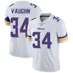 Youth Zemaiah Vaughn Minnesota Vikings No.34 Limited Vapor Untouchable Jersey - White